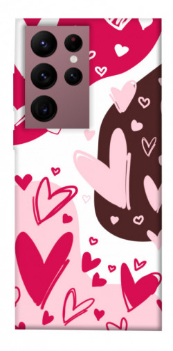 Чехол itsPrint Hearts mood для Samsung Galaxy S22 Ultra