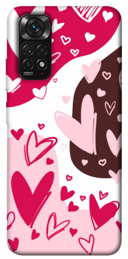 Чохол itsPrint Hearts mood для Xiaomi Redmi Note 11 (Global) / Note 11S
