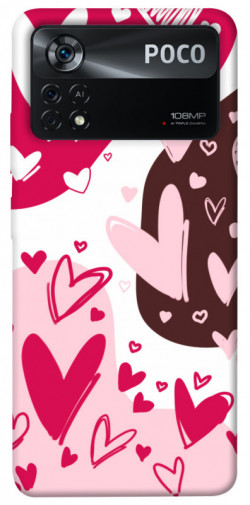Чохол itsPrint Hearts mood для Xiaomi Poco X4 Pro 5G