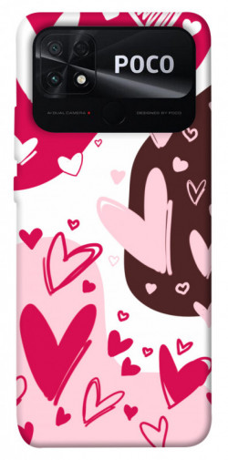 Чехол itsPrint Hearts mood для Xiaomi Poco C40