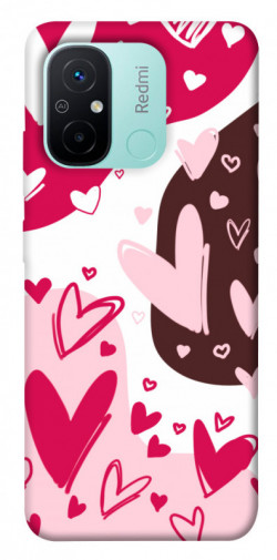 Чехол itsPrint Hearts mood для Xiaomi Redmi 12C