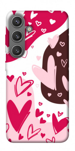 Чехол itsPrint Hearts mood для Samsung Galaxy S24