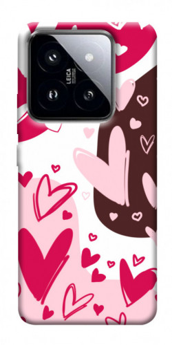 Чехол itsPrint Hearts mood для Xiaomi 14 Pro