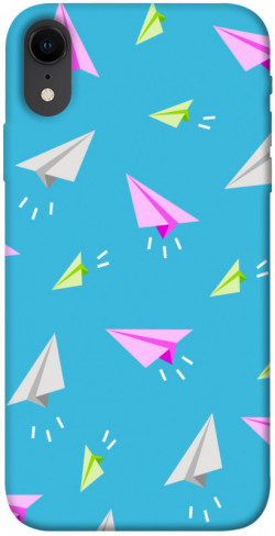 Чехол itsPrint Бумажные самолетики для Apple iPhone XR (6.1")