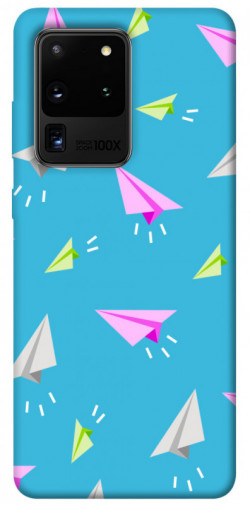 Чехол itsPrint Бумажные самолетики для Samsung Galaxy S20 Ultra