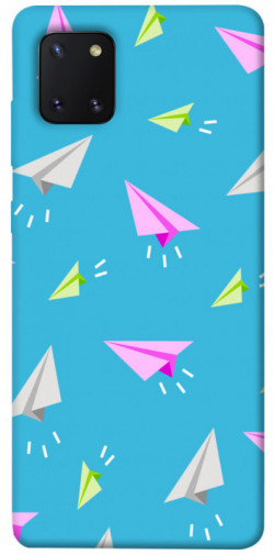 Чехол itsPrint Бумажные самолетики для Samsung Galaxy Note 10 Lite (A81)