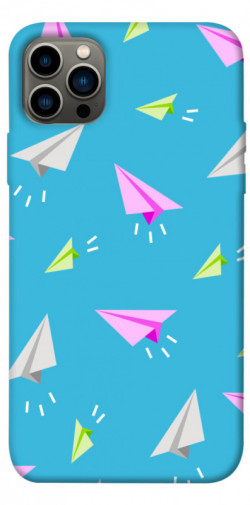 Чехол itsPrint Бумажные самолетики для Apple iPhone 12 Pro (6.1")