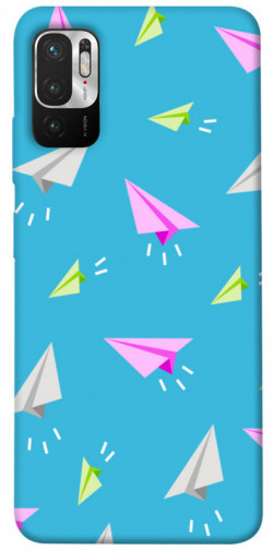 Чехол itsPrint Бумажные самолетики для Xiaomi Redmi Note 10 5G