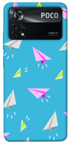 Чехол itsPrint Бумажные самолетики для Xiaomi Poco X4 Pro 5G