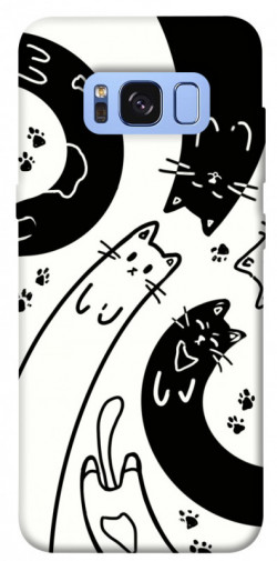 Чохол itsPrint Чорно-білі коти для Samsung G950 Galaxy S8