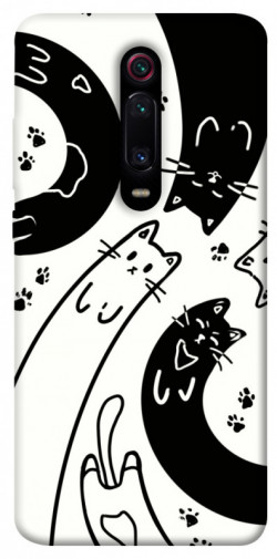 Чехол itsPrint Черно-белые коты для Xiaomi Redmi K20 / K20 Pro / Mi9T / Mi9T Pro