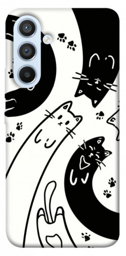 Чехол itsPrint Черно-белые коты для Samsung Galaxy A54 5G
