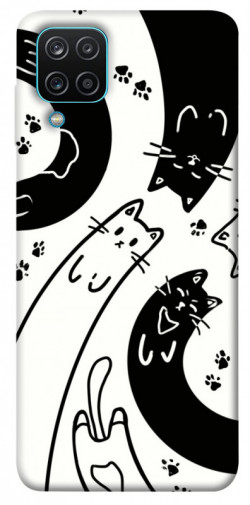 Чохол itsPrint Чорно-білі коти для Samsung Galaxy M12