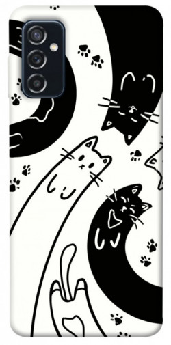 Чохол itsPrint Чорно-білі коти для Samsung Galaxy M52