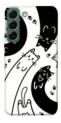 Чохол itsPrint Чорно-білі коти для Samsung Galaxy S22