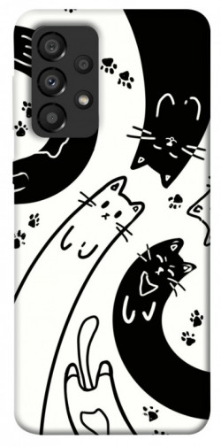 Чехол itsPrint Черно-белые коты для Samsung Galaxy A33 5G