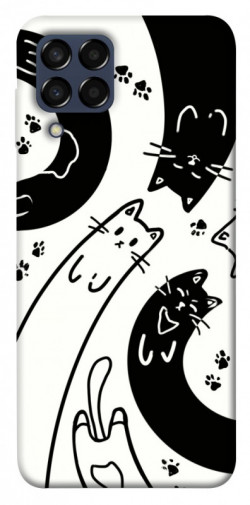 Чохол itsPrint Чорно-білі коти для Samsung Galaxy M33 5G