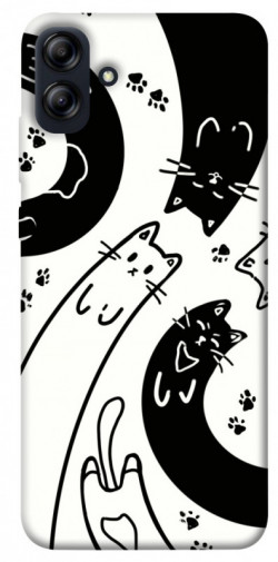 Чехол itsPrint Черно-белые коты для Samsung Galaxy A04e