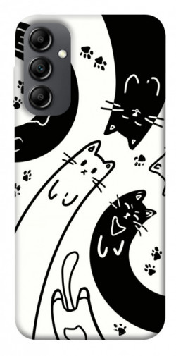 Чехол itsPrint Черно-белые коты для Samsung Galaxy A14 4G/5G