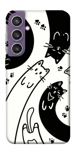 Чехол itsPrint Черно-белые коты для Samsung Galaxy S23 FE