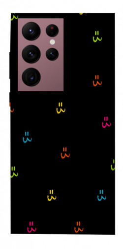Чохол itsPrint Colorful smiley для Samsung Galaxy S22 Ultra
