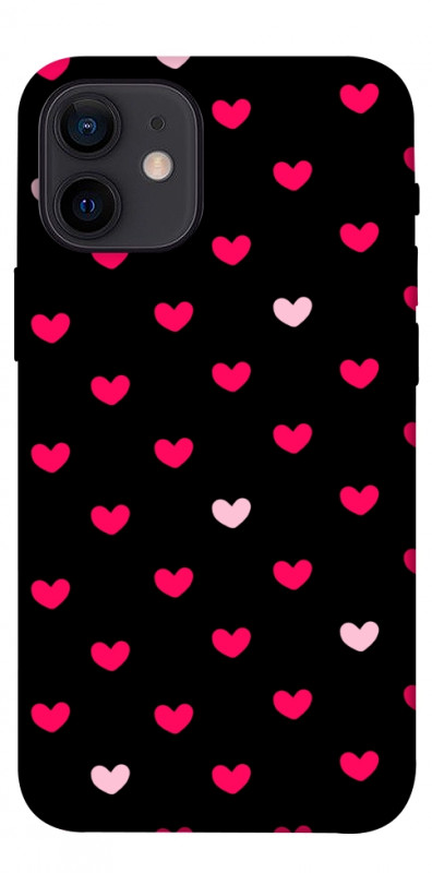 Чохол itsPrint Little hearts для Apple iPhone 12 mini (5.4"), паттерн, купити оптом з доставкою
