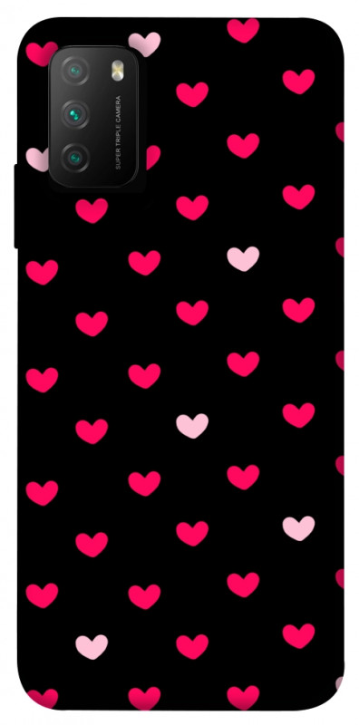 Чехол itsPrint Little hearts для Xiaomi Poco M3, паттерн, купить оптом с доставкой