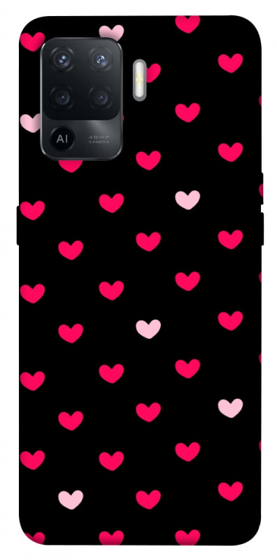Чехол itsPrint Little hearts для Oppo Reno 5 Lite, паттерн, купить оптом с доставкой