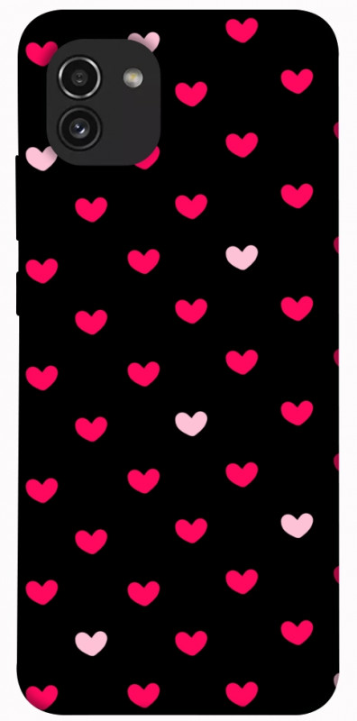 Чохол itsPrint Little hearts для Samsung Galaxy A03, паттерн, купити оптом з доставкою