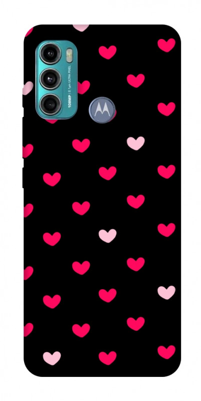 Чохол itsPrint Little hearts для Motorola Moto G60, паттерн, купити оптом з доставкою