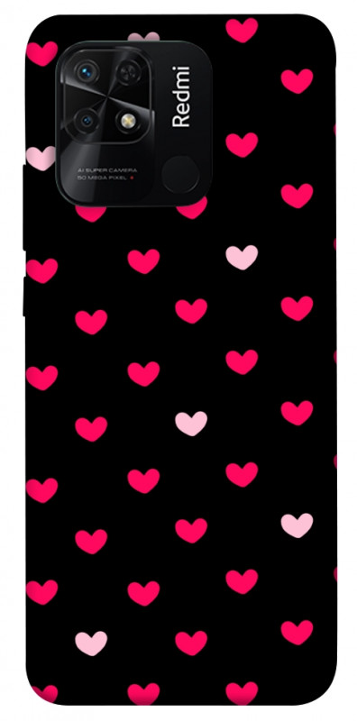 Чехол itsPrint Little hearts для Xiaomi Redmi 10C, паттерн, купить оптом с доставкой