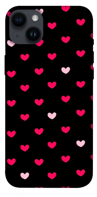 Чехол itsPrint Little hearts для Apple iPhone 14 Plus (6.7"), паттерн, купить оптом с доставкой