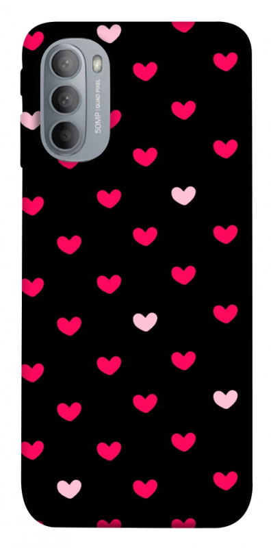 Чехол itsPrint Little hearts для Motorola Moto G31, паттерн, купить оптом с доставкой