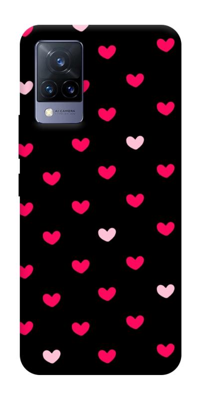 Чохол itsPrint Little hearts для Vivo V21, паттерн, купити оптом з доставкою