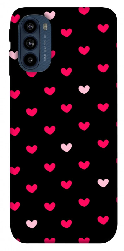 Чехол itsPrint Little hearts для Motorola Moto G41, паттерн, купить оптом с доставкой