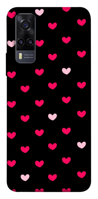 Чехол itsPrint Little hearts для Vivo Y31, паттерн, купить оптом с доставкой