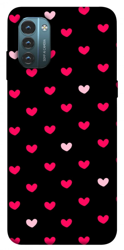 Чехол itsPrint Little hearts для Nokia G21, паттерн, купить оптом с доставкой