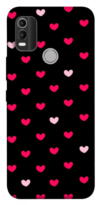 Чехол itsPrint Little hearts для Nokia C21 Plus, паттерн, купить оптом с доставкой