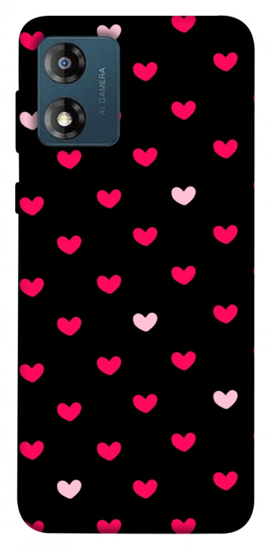 Чехол itsPrint Little hearts для Motorola Moto E13, паттерн, купить оптом с доставкой