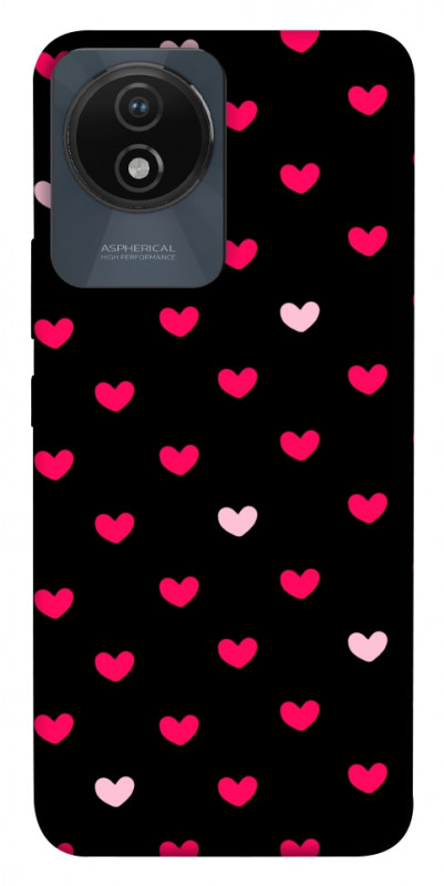 Чехол itsPrint Little hearts для Vivo Y02, паттерн, купить оптом с доставкой