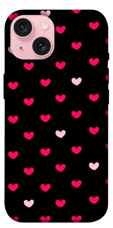 Чехол itsPrint Little hearts для Apple iPhone 15 (6.1"), паттерн, купить оптом с доставкой