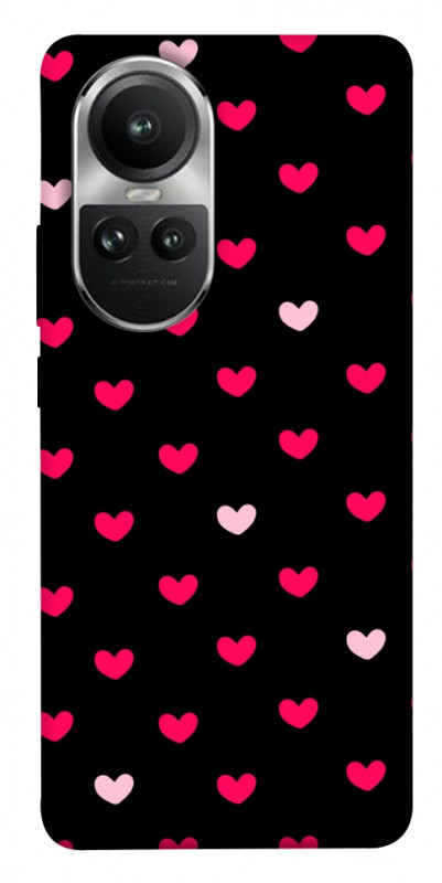 Чехол itsPrint Little hearts для Oppo Reno 10, паттерн, купить оптом с доставкой