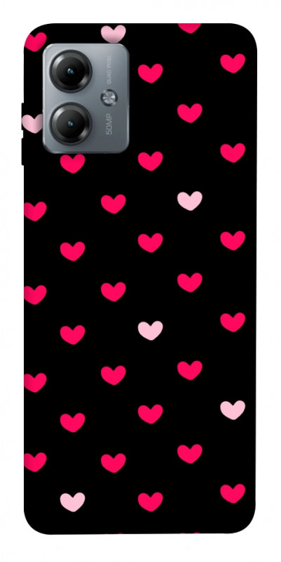 Чехол itsPrint Little hearts для Motorola Moto G14, паттерн, купить оптом с доставкой