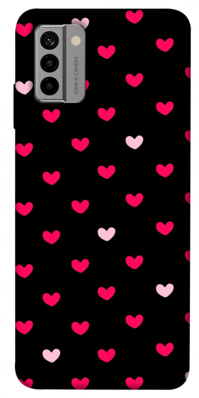 Чехол itsPrint Little hearts для Nokia G22, паттерн, купить оптом с доставкой