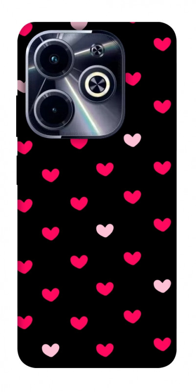 Чехол itsPrint Little hearts для Infinix Hot 40i, паттерн, купить оптом с доставкой