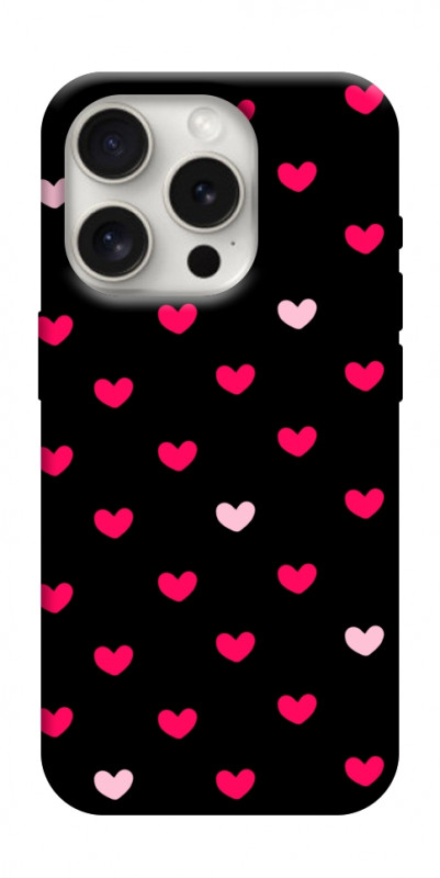 Чехол itsPrint Little hearts для Apple iPhone 16 Pro (6.3"), паттерн, купить оптом с доставкой