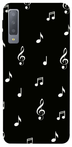 Чохол itsPrint Notes on black для Samsung A750 Galaxy A7 (2018)