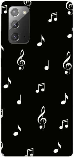 Чохол itsPrint Notes on black для Samsung Galaxy Note 20