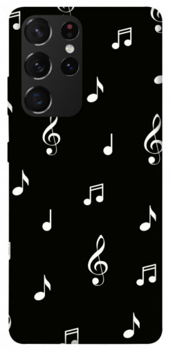 Чехол itsPrint Notes on black для Samsung Galaxy S21 Ultra