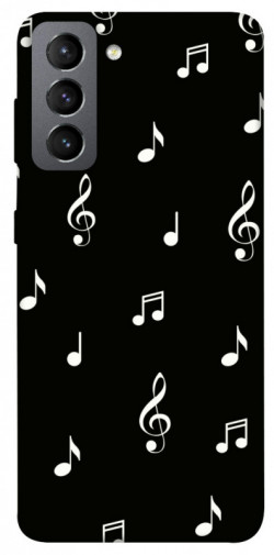 Чехол itsPrint Notes on black для Samsung Galaxy S21 FE